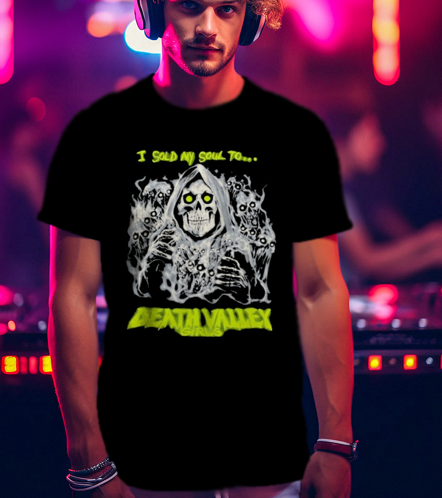 I Sold My Soul To Death Valley Girls Ghastly Apparition Theme T-Shirt