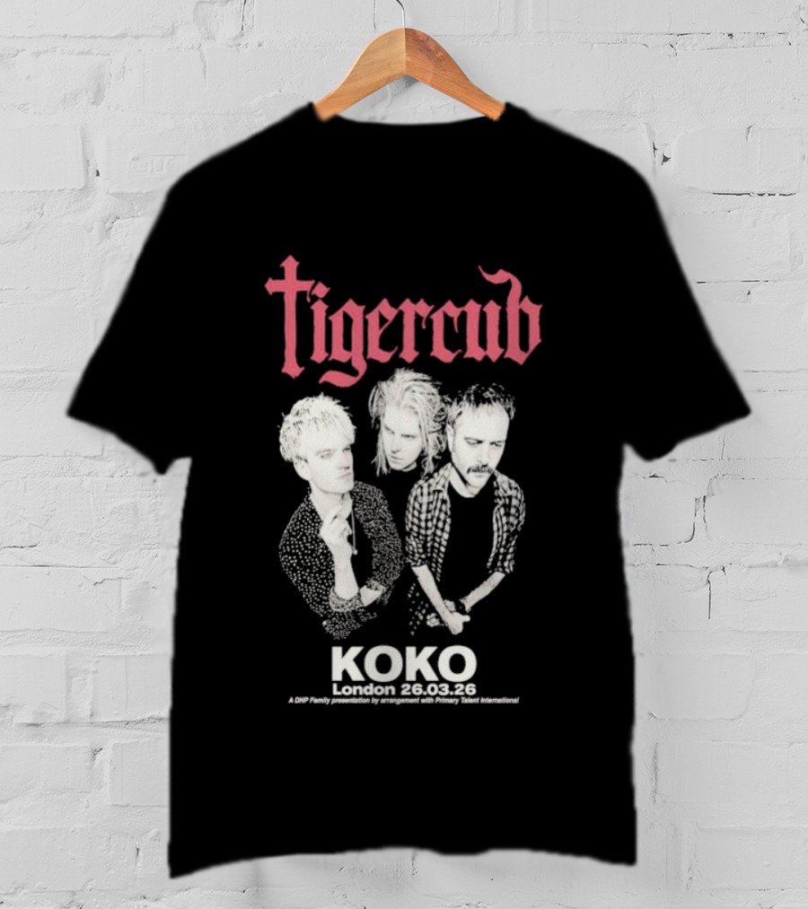 Tigercub KOKO London March 26 2026 Tour T-Shirt