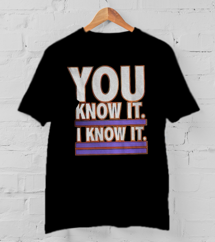 Zack Ryder You Know It I Know It WWE Broski T-Shirt