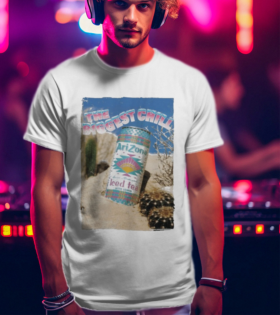 Arizona Iced Tea The Biggest Chill Desert Cactus Can T-Shirt