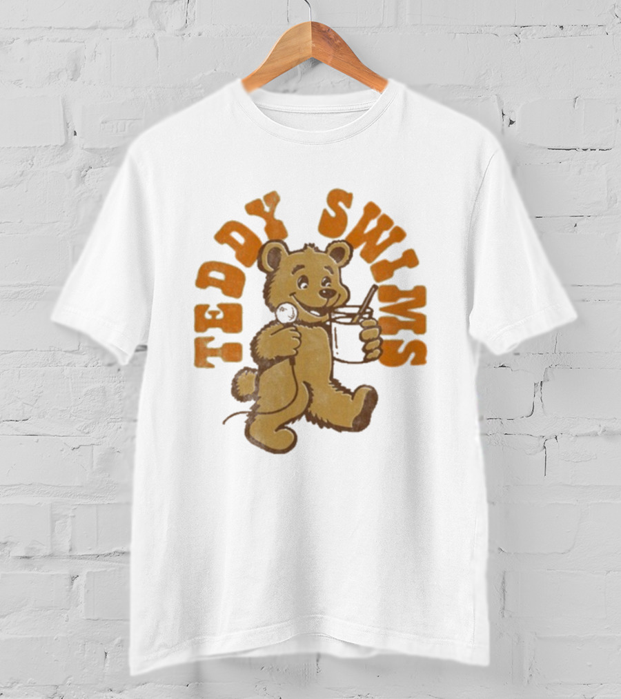 Teddy Swims Milk And Microphone Bear T-Shirt