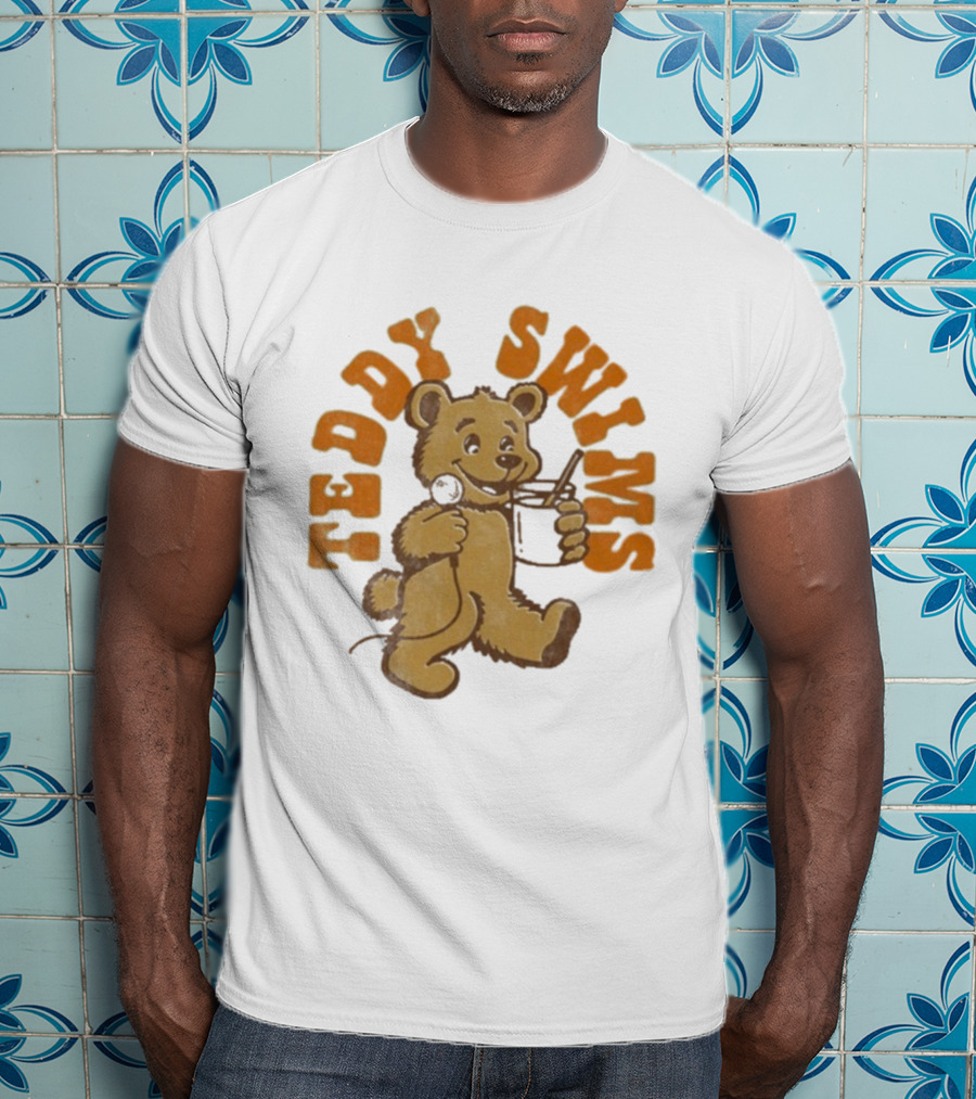 Teddy Swims Milk And Microphone Bear T-Shirt