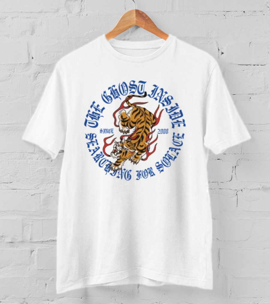 The Ghost Inside Since 2008 Searching For Solace Tiger T-Shirt