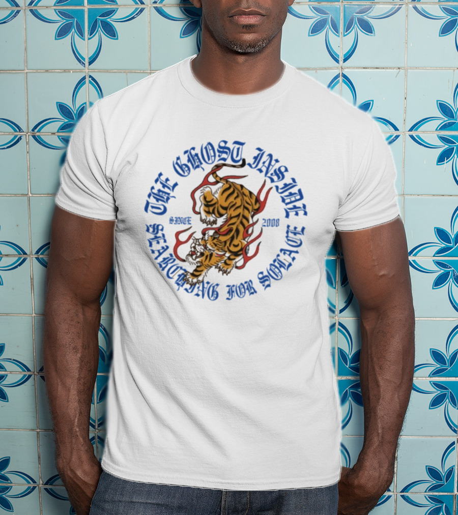 The Ghost Inside Since 2008 Searching For Solace Tiger T-Shirt