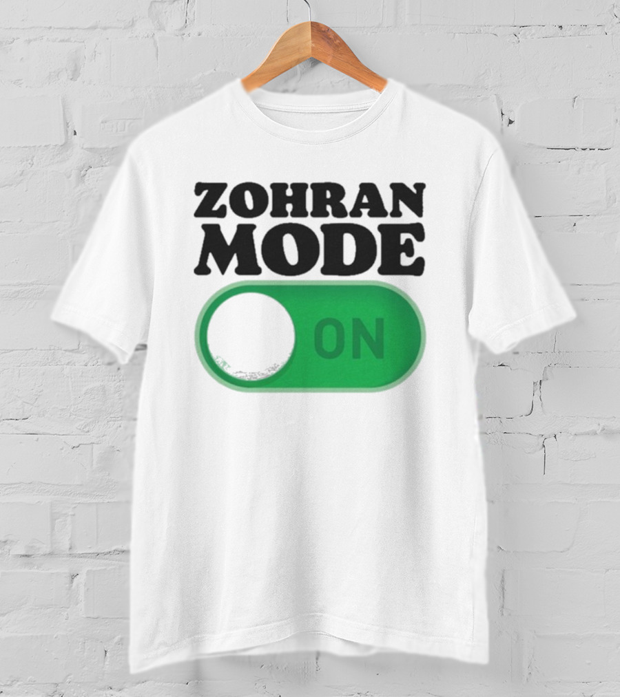 Zohran Mode On Switch Graphic T-Shirt