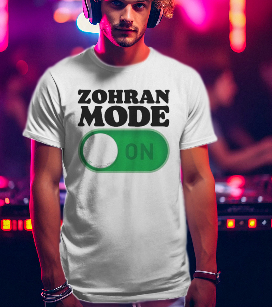 Zohran Mode On Switch Graphic T-Shirt