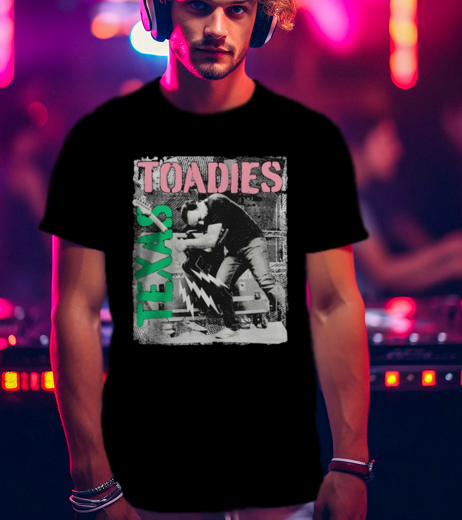 Toadies Texas Rock Band Electric Performance T-Shirt