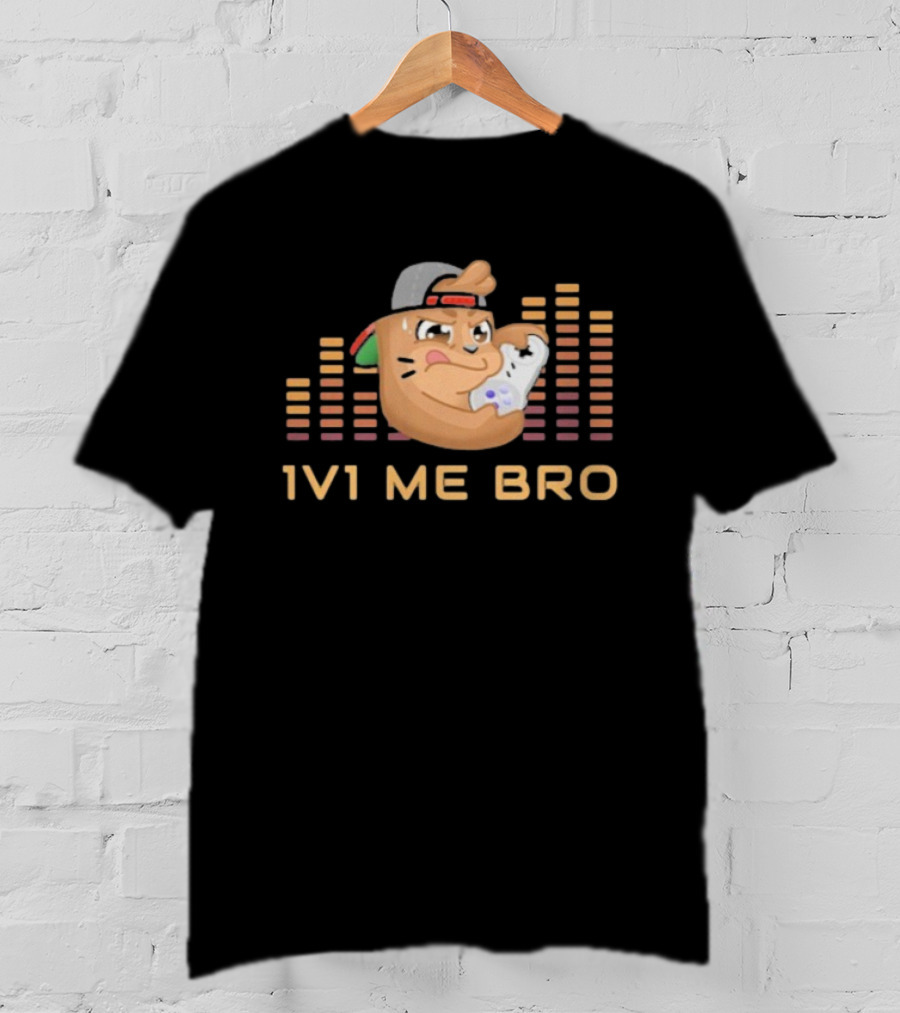 ``` Chambo 1V1 Me Bro Gaming Challenge With Angry Controller Snack ``` T-Shirt