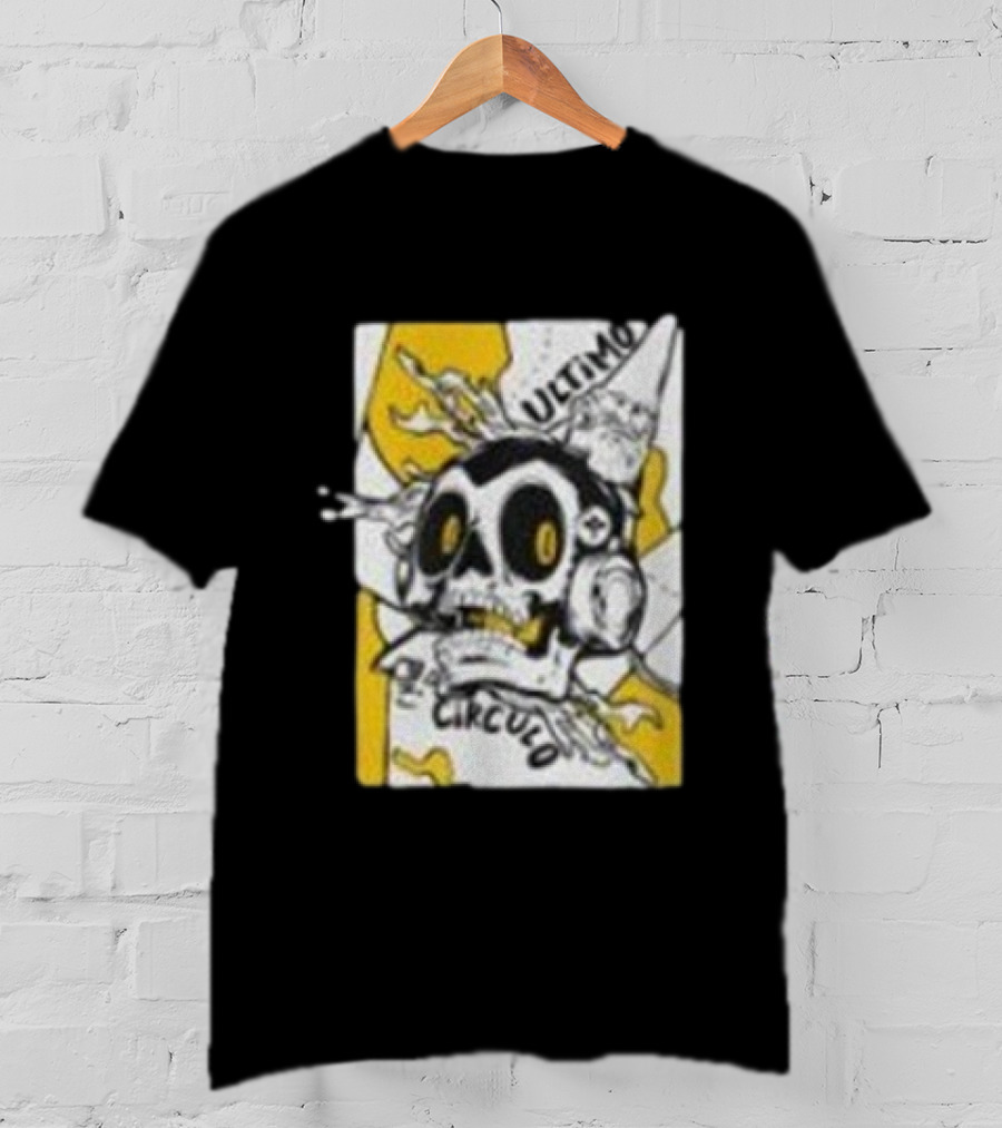 El Ultimo Circulo Legado Ghostcito Skull Headphones Explosion T-Shirt