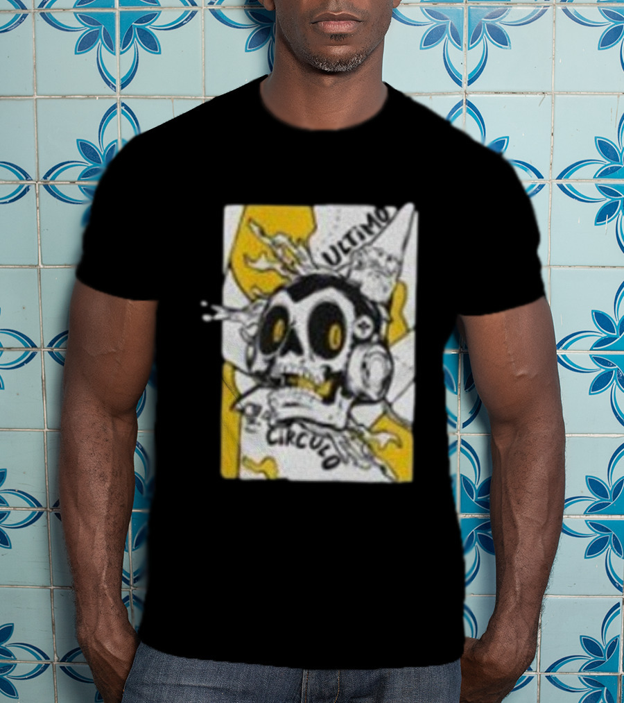 El Ultimo Circulo Legado Ghostcito Skull Headphones Explosion T-Shirt