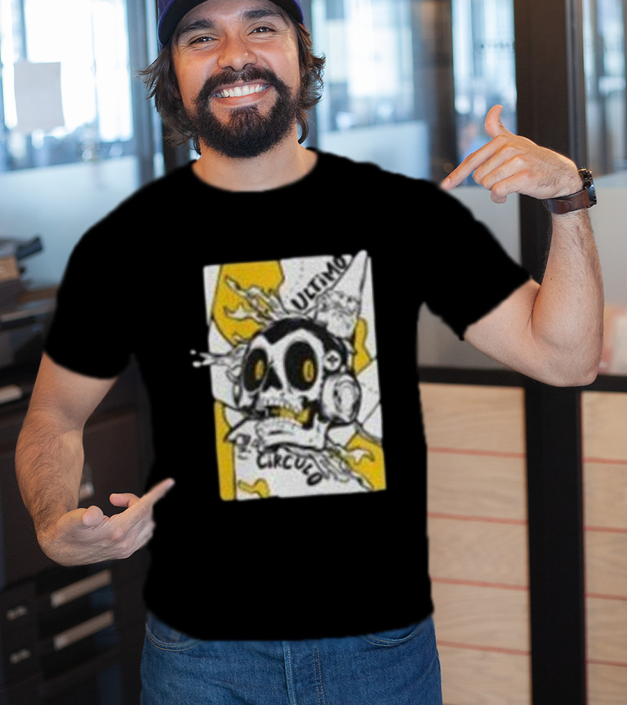 El Ultimo Circulo Legado Ghostcito Skull Headphones Explosion T-Shirt
