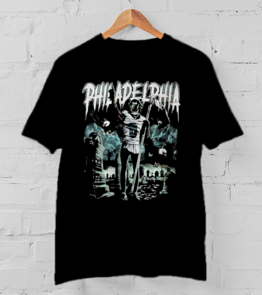 Nick Sirianni Slim Reaper Philadelphia Eagles Philly T-Shirt