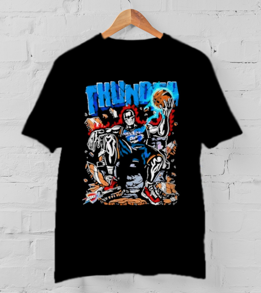 Oklahoma City Thunder Jalen Williams Shutuppls Basketball Art T-Shirt