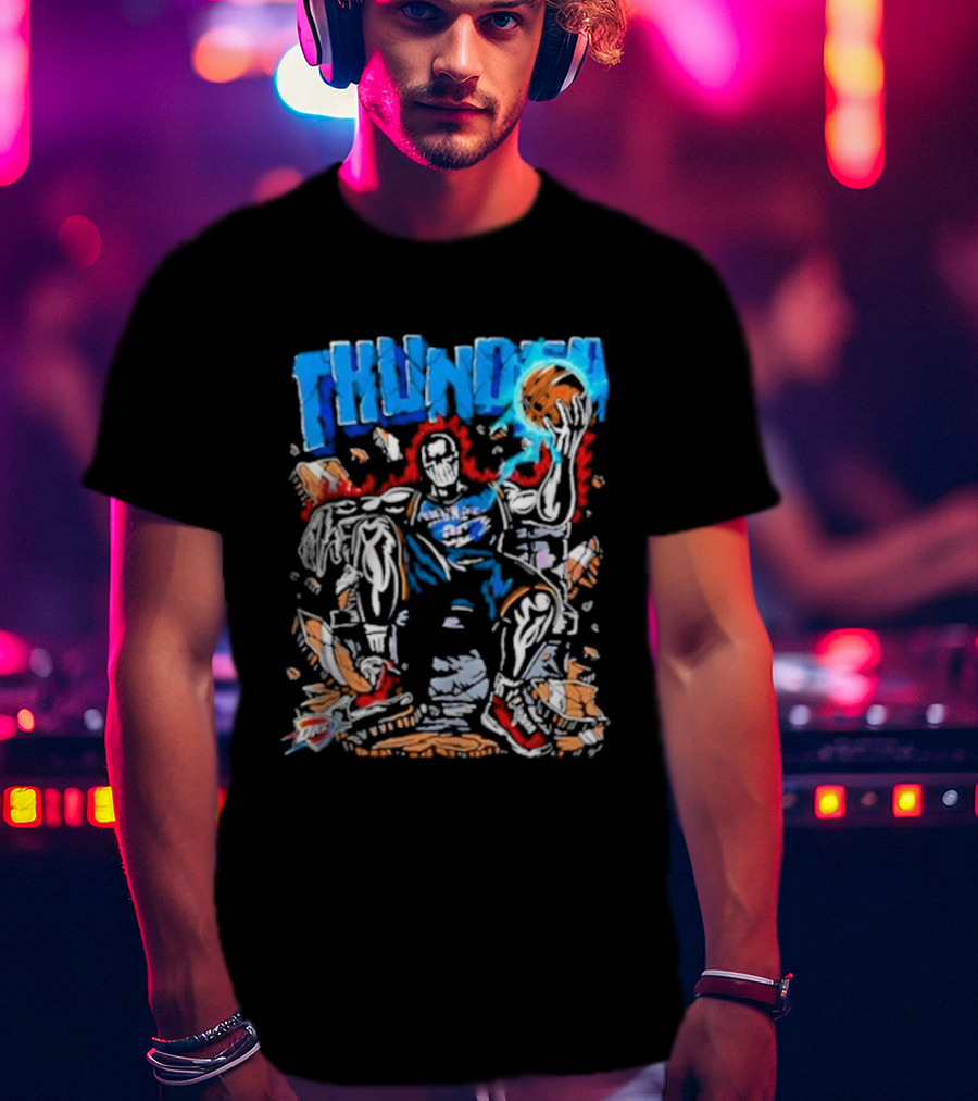 Oklahoma City Thunder Jalen Williams Shutuppls Basketball Art T-Shirt