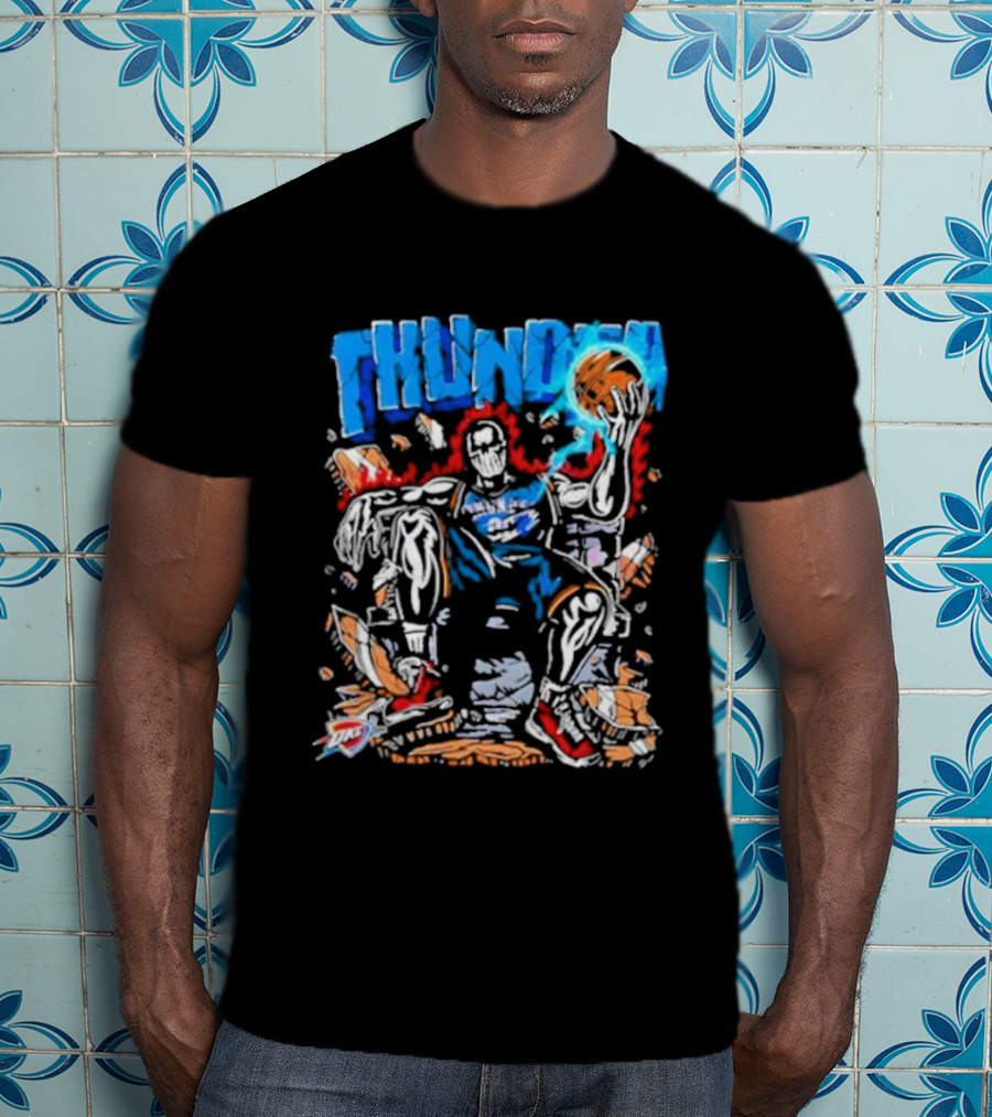 Oklahoma City Thunder Jalen Williams Shutuppls Basketball Art T-Shirt