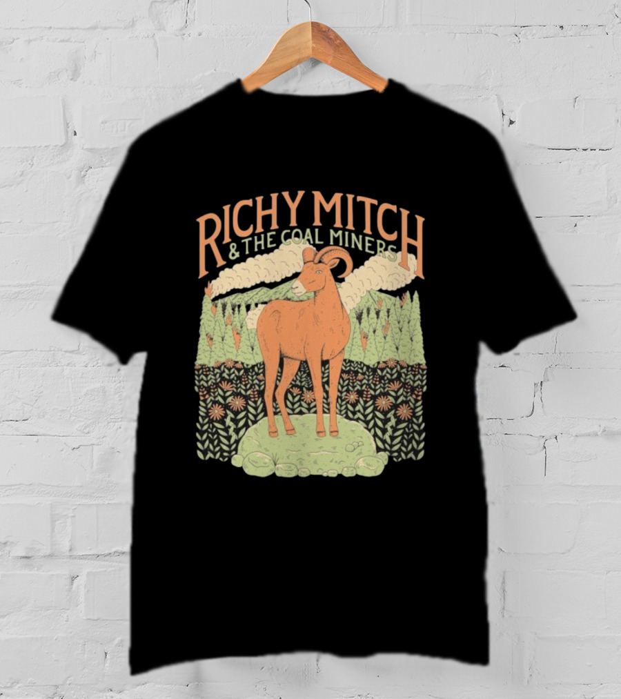 Richy Mitch And The Coal Miners Bighorn Goat Forest Scene T-Shirt
