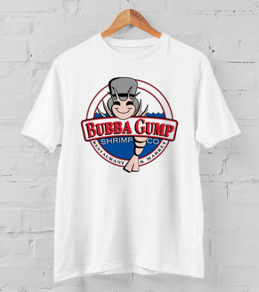Bubba Gump Shrimp Co Happy Shrimp Iconic Symbol T-Shirt