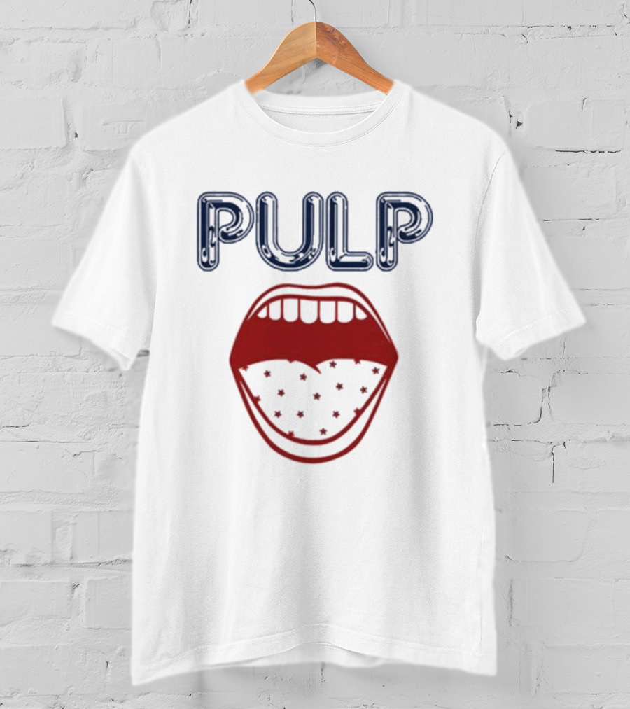 Pulp Us Tour Big Mouth Stars Logo T-Shirt