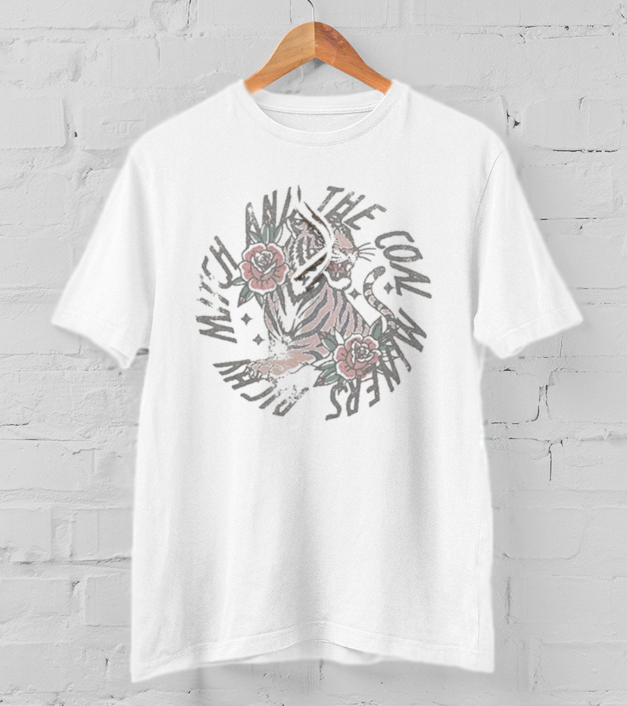 Richy Mitch And The Coal Miners Tiger Roses T-Shirt
