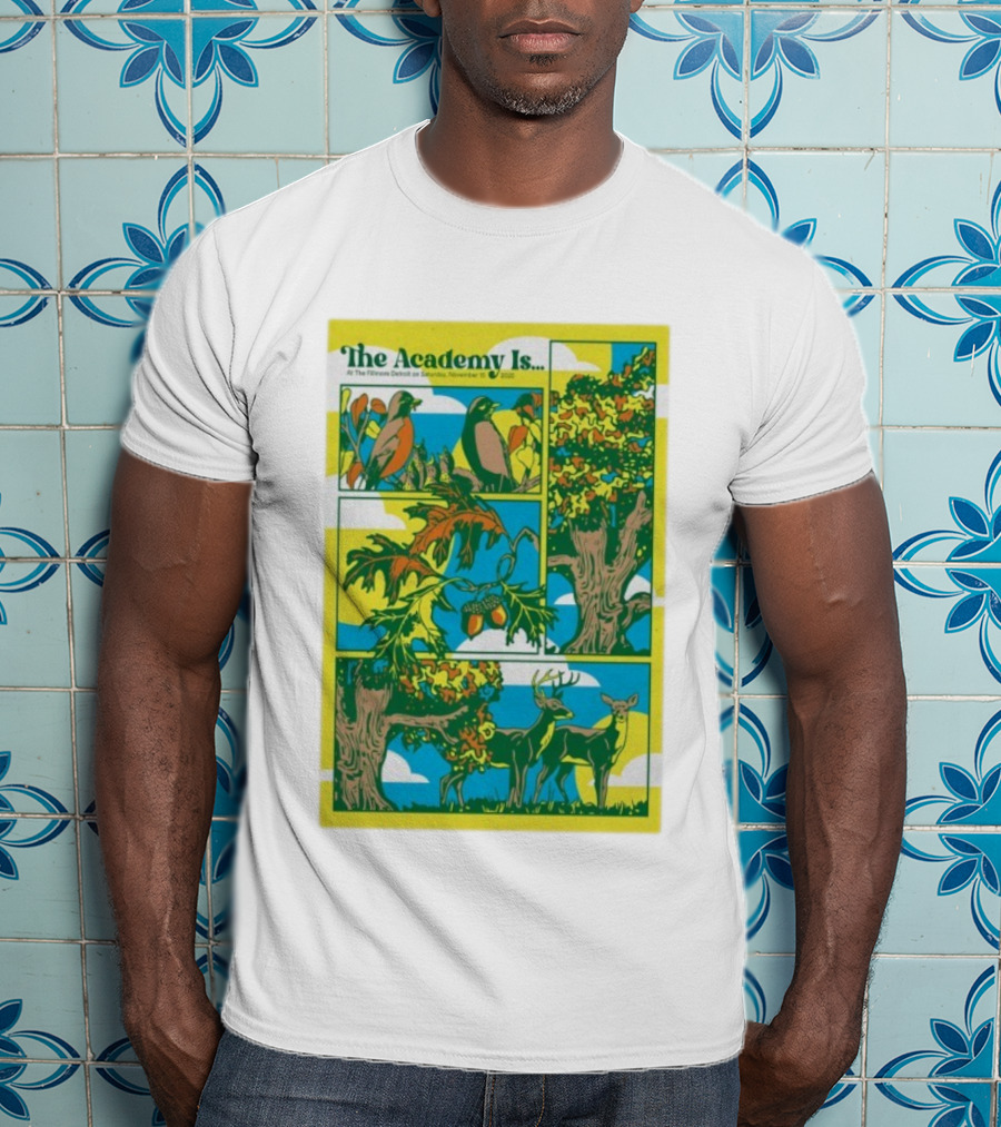 The Academy Is Florence Detroit November 15 2025 Wildlife Forest Scene T-Shirt
