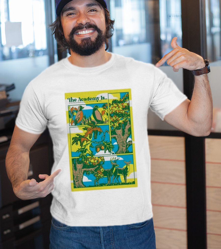 The Academy Is Florence Detroit November 15 2025 Wildlife Forest Scene T-Shirt