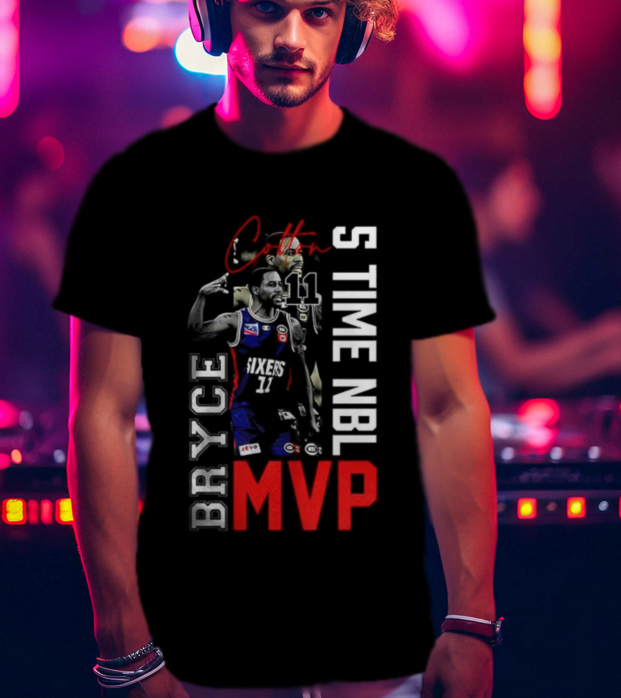 Bryce Cotton 5 Time NBL MVP Adelaide 36ers T-Shirt