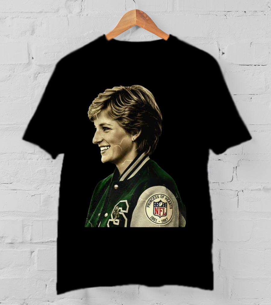 Diana Princess Of Hearts 1961-1997 NFL Philadelphia Eagles T-Shirt