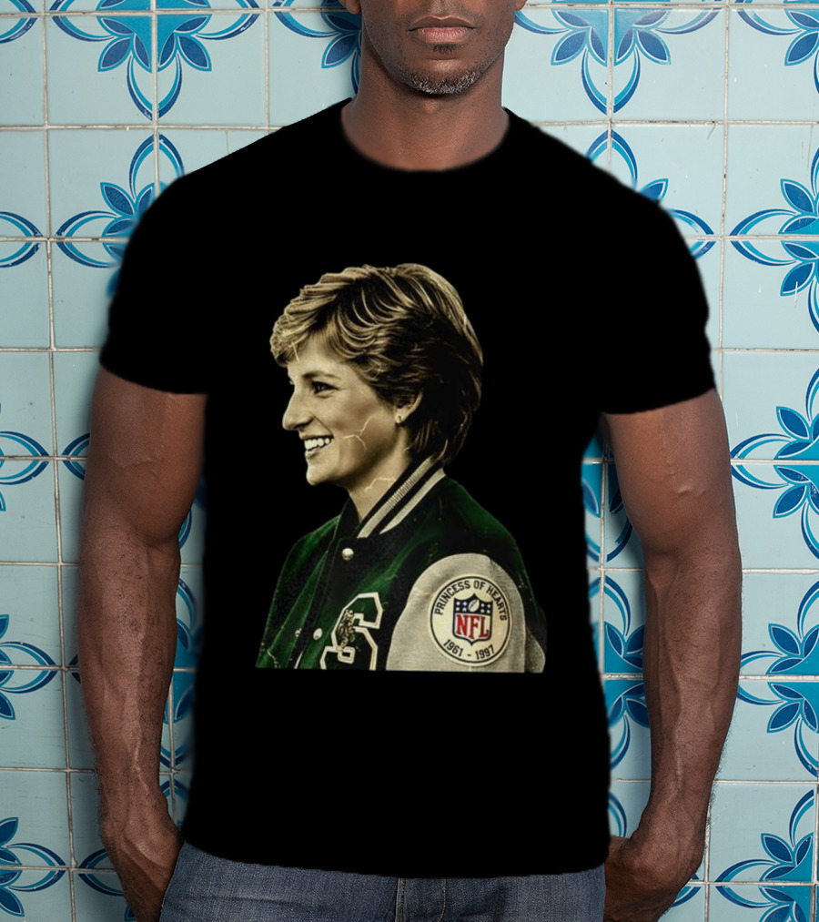 Diana Princess Of Hearts 1961-1997 NFL Philadelphia Eagles T-Shirt