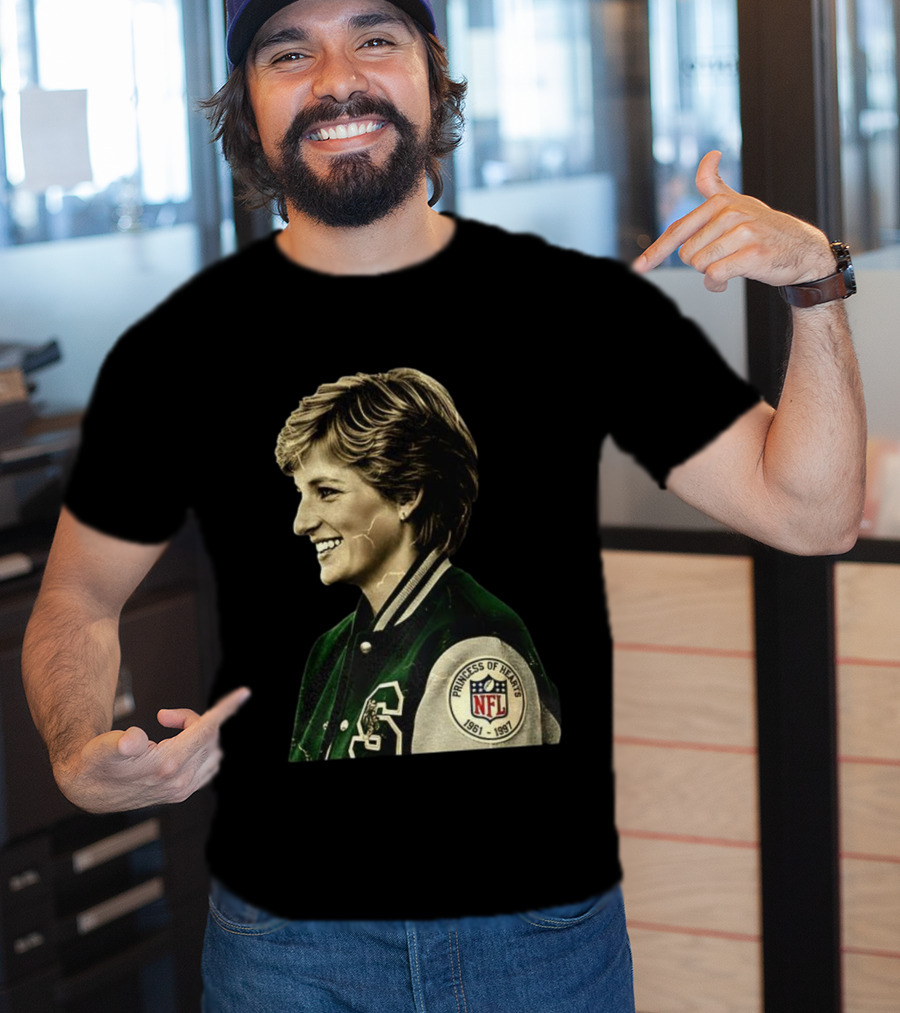 Diana Princess Of Hearts 1961-1997 NFL Philadelphia Eagles T-Shirt