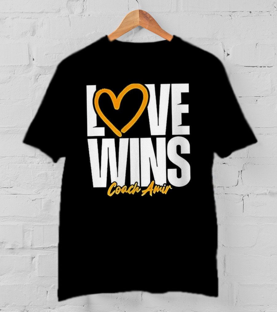 Kennesaw State Owls Love Wins Coach Amir Logo T-Shirt