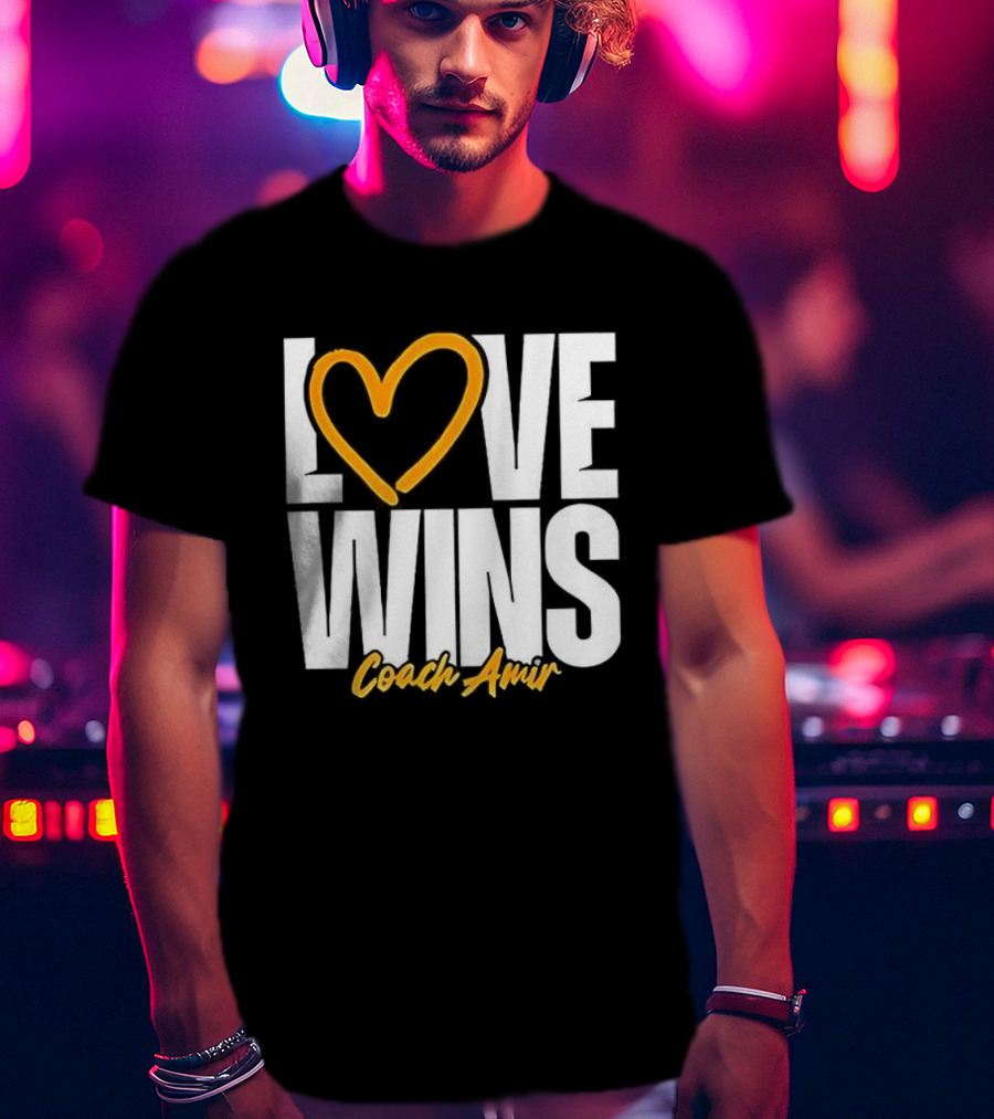 Kennesaw State Owls Love Wins Coach Amir Logo T-Shirt