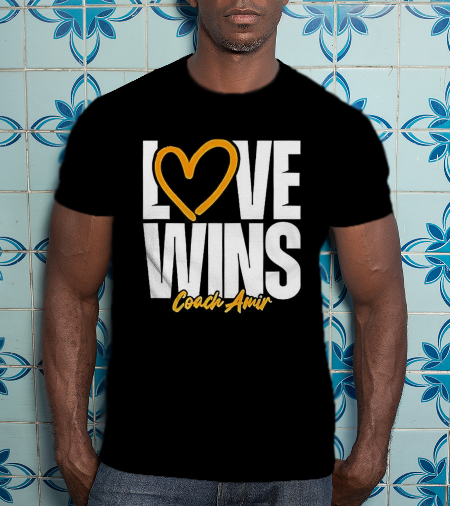 Kennesaw State Owls Love Wins Coach Amir Logo T-Shirt