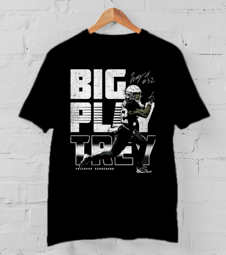 Big Play Trey TreVeyon Henderson Signature Retro Football T-Shirt