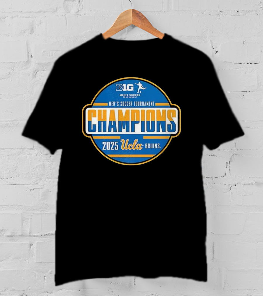 Big Ten Men's Soccer Tournament Champions 2025 UCLA Bruins T-Shirt