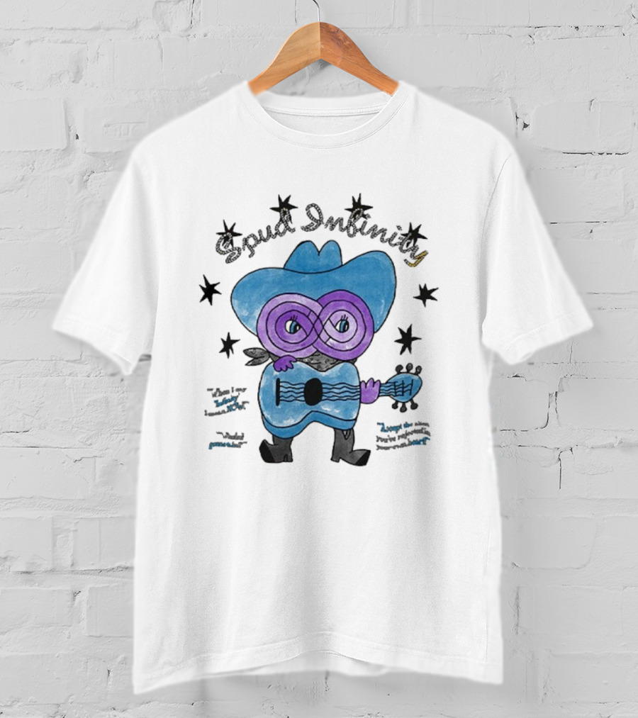 Big Thief Spud Infinity Guitar Cowboy T-Shirt