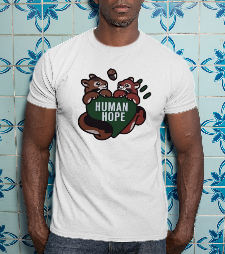 J-Hope Human Hope Squirrel Duo With Acorn And Heart T-Shirt