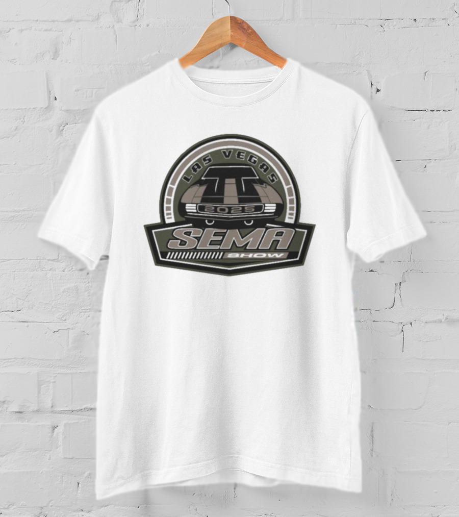 SEMA Show Las Vegas 2025 Car Badge T-Shirt