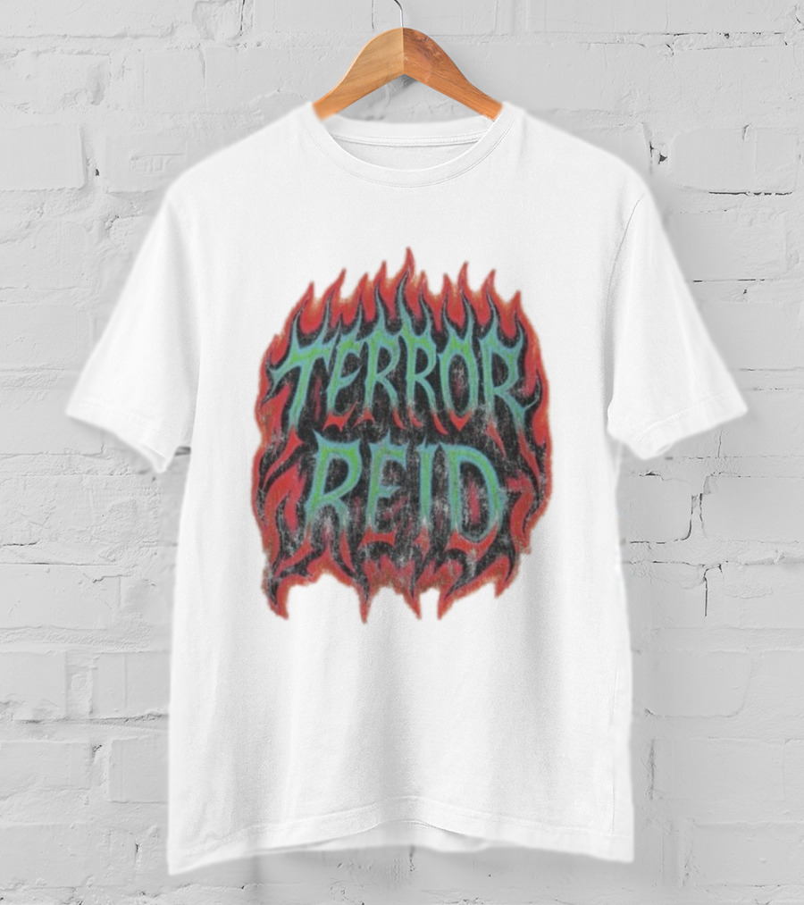 Terror Reid Flame Red Hot Graphic T-Shirt