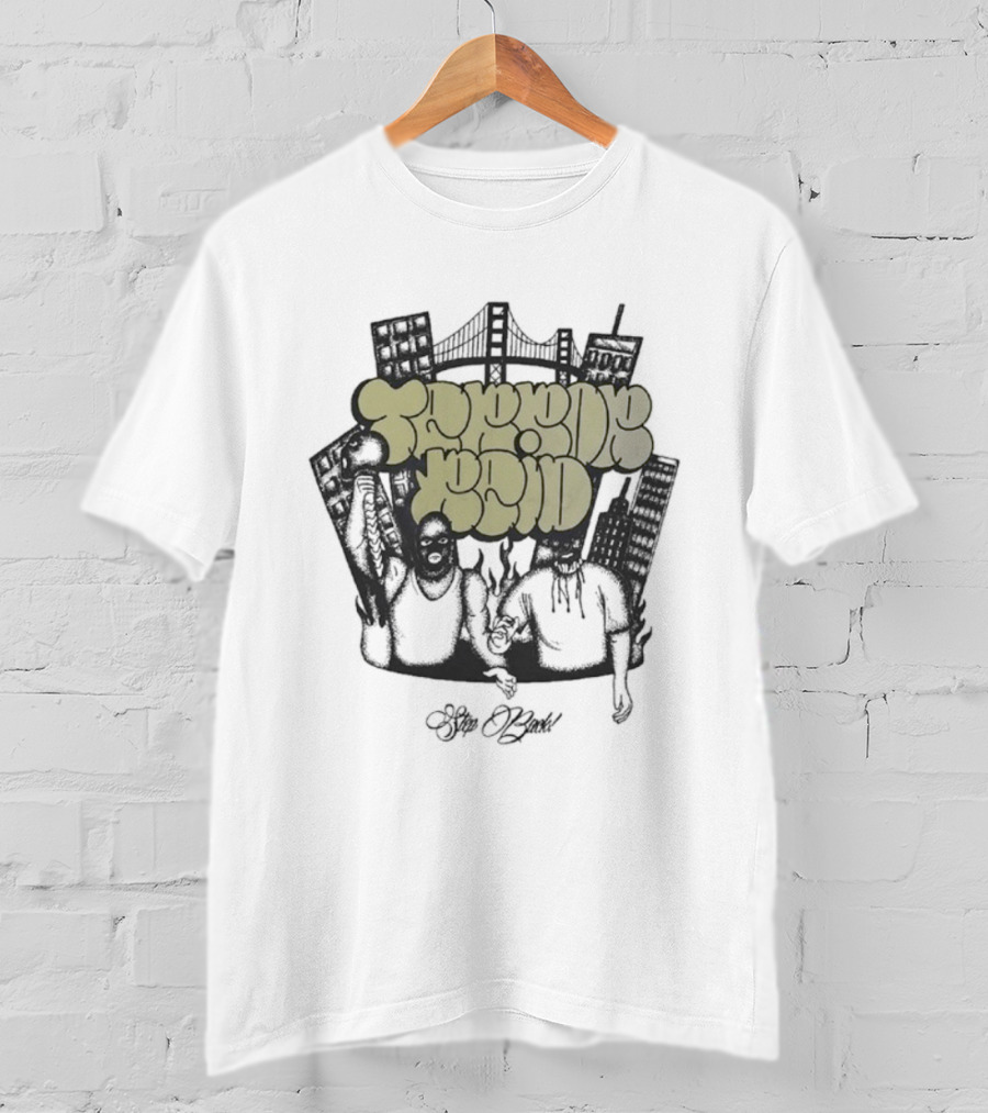 Terror Reid Step Back Graffiti Urban Street Art Bridge City Elements T-Shirt