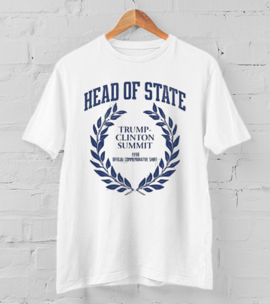 Head Of State Trump Clinton Summit 1998 Men's Health Tmpg Conference T-Shirt