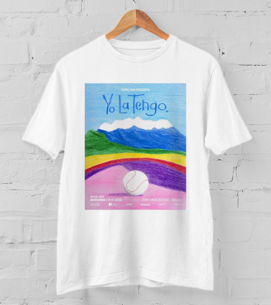 HIPNOSIS Presenta Yo La Tengo Foro Indie Rocks Mexico City Jan 2026 T-Shirt