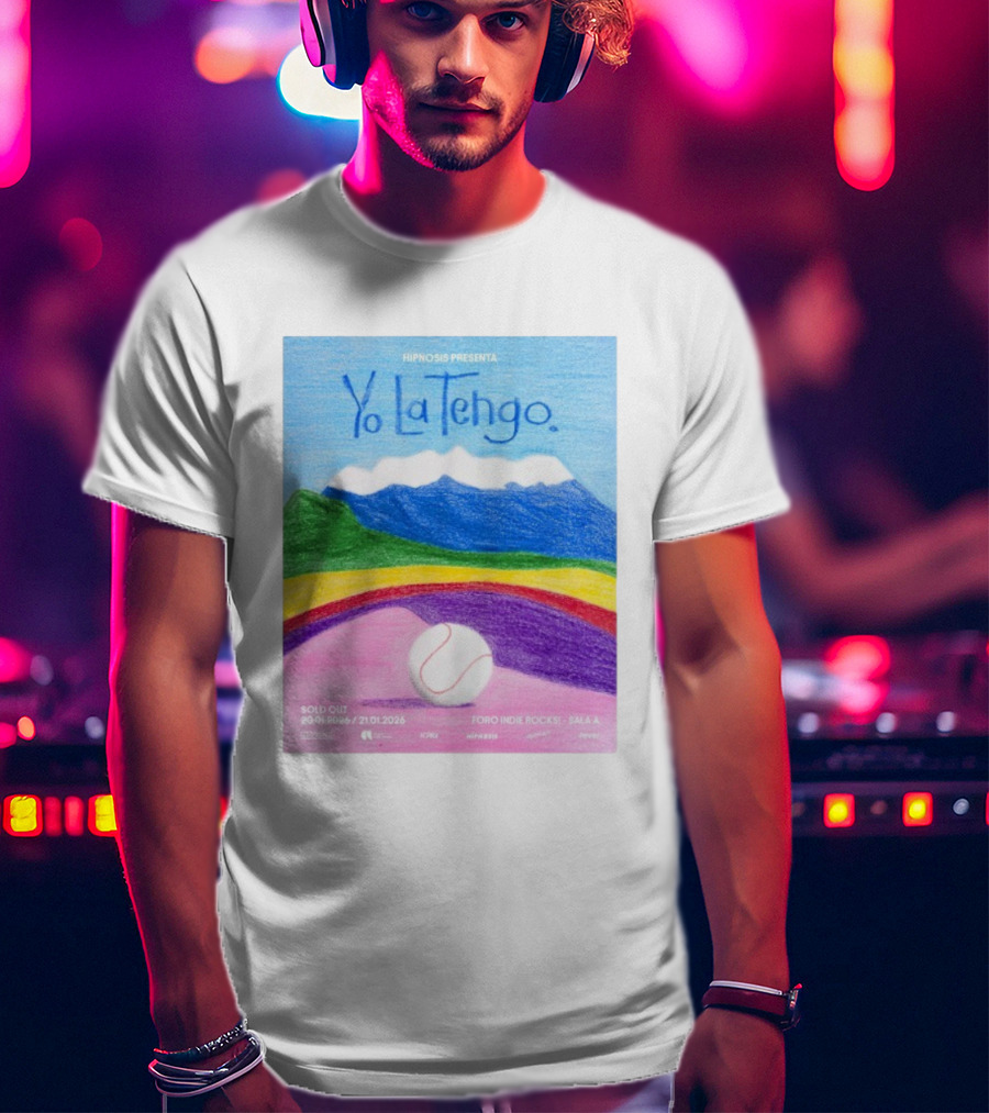 HIPNOSIS Presenta Yo La Tengo Foro Indie Rocks Mexico City Jan 2026 T-Shirt