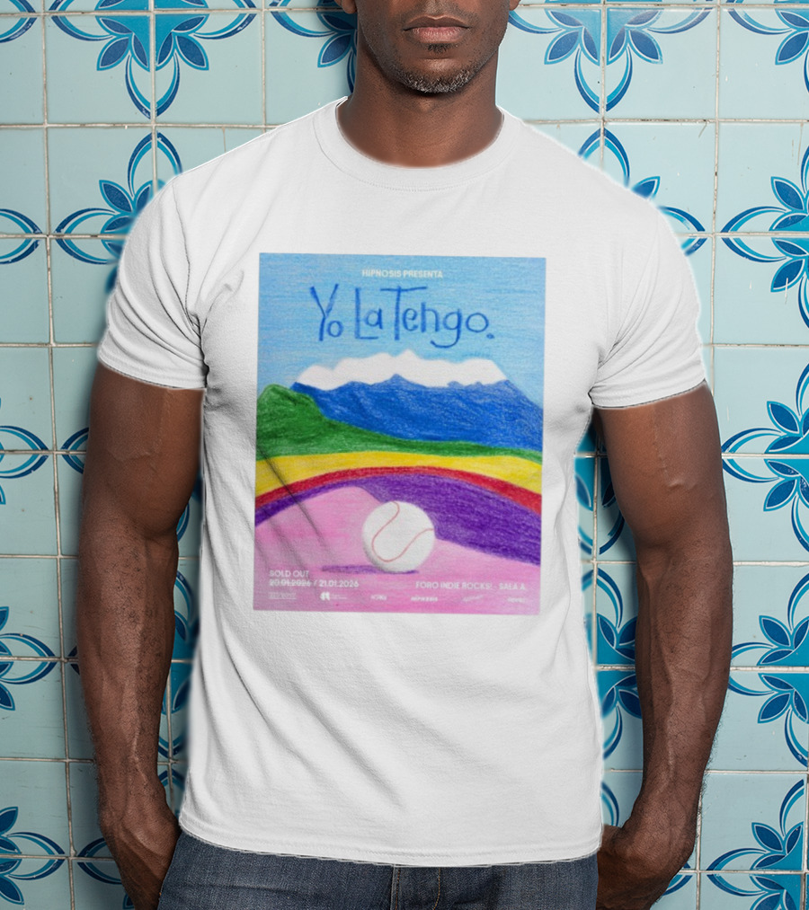 HIPNOSIS Presenta Yo La Tengo Foro Indie Rocks Mexico City Jan 2026 T-Shirt