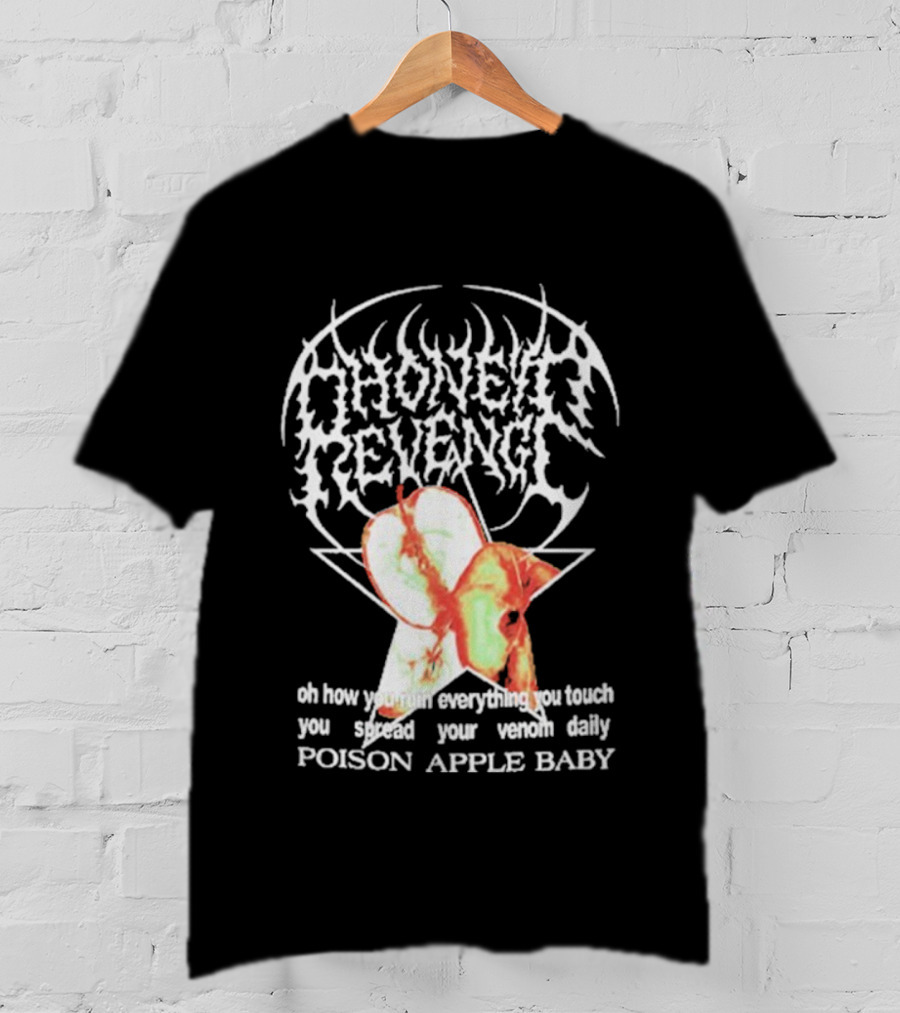 Honey Revenge Poison Apple Baby Tour 2025 Lyrics And Design T-Shirt
