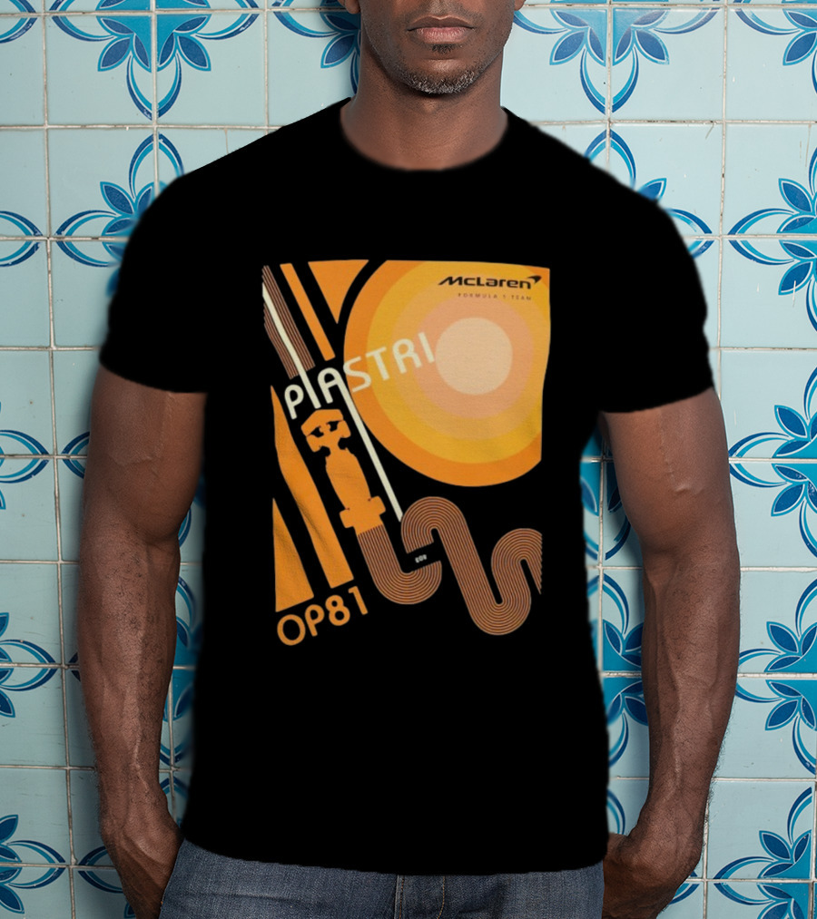 McLaren Formula 1 Team Piastri OP81 Retro Racing T-Shirt