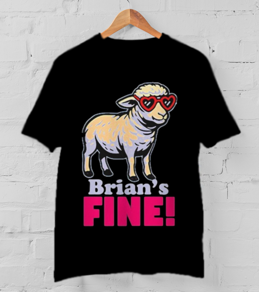 Mitchell Coombs Brian's Fine Lamb Heart Sunglasses T-Shirt