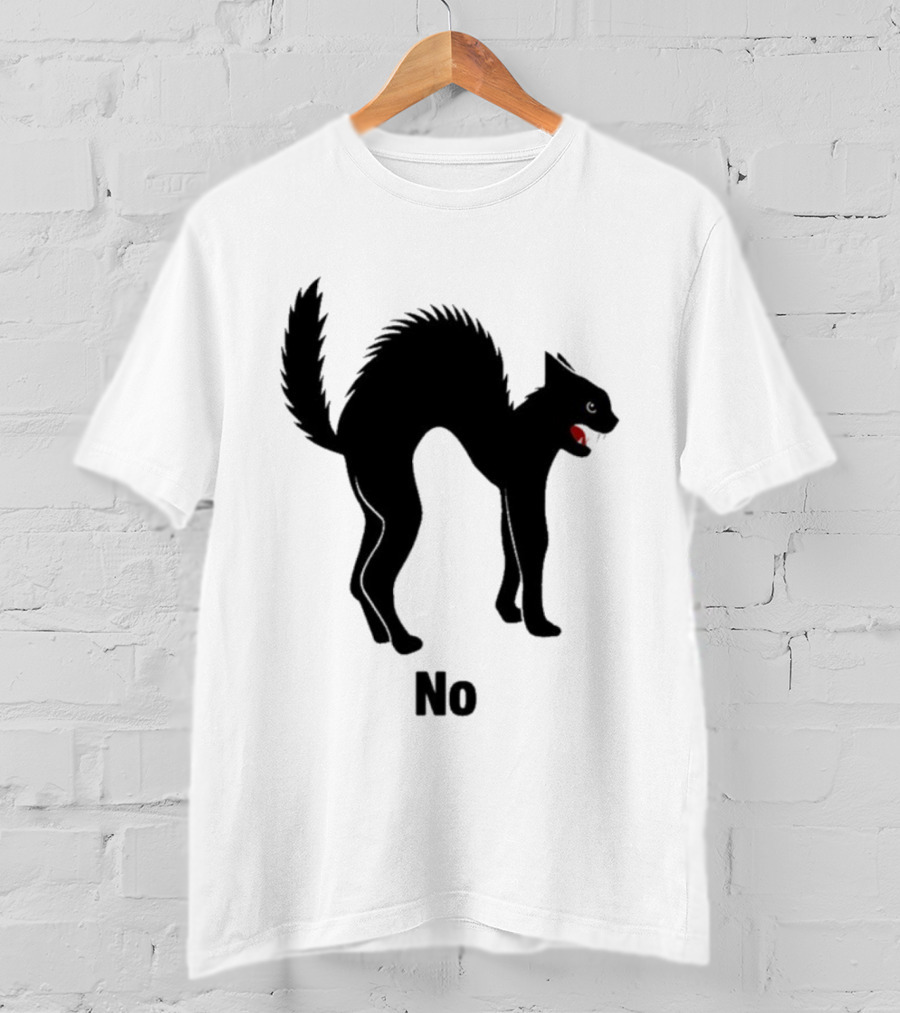Jim’ll Paint It Black Cat No Red Tongue T-Shirt