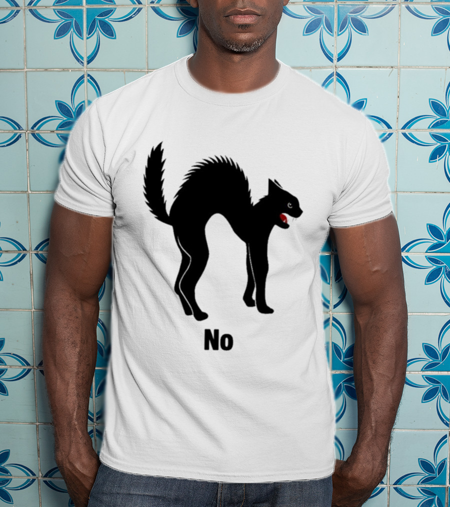 Jim’ll Paint It Black Cat No Red Tongue T-Shirt