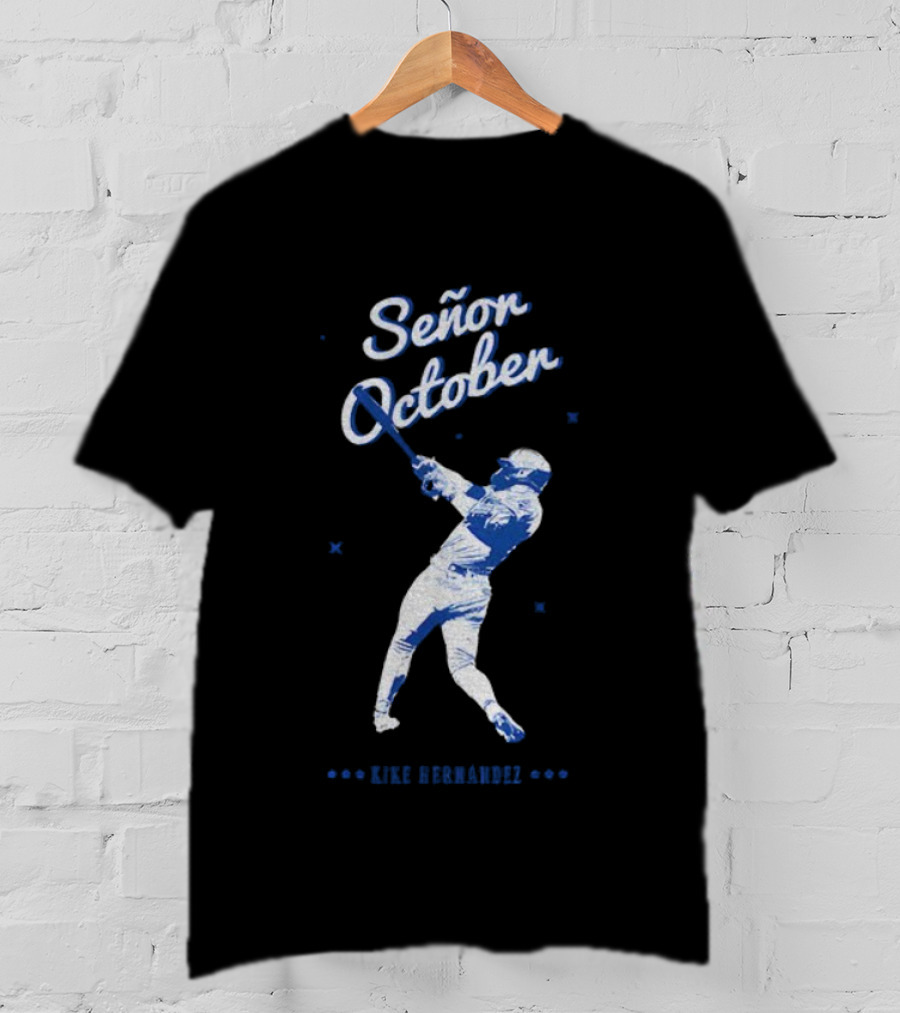 Kike Hernandez Los Angeles Baseball Champions Señor October T-Shirt