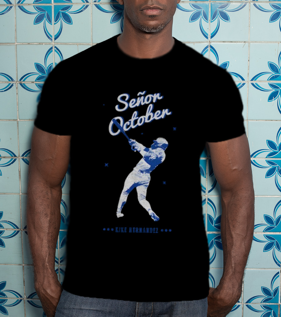 Kike Hernandez Los Angeles Baseball Champions Señor October T-Shirt